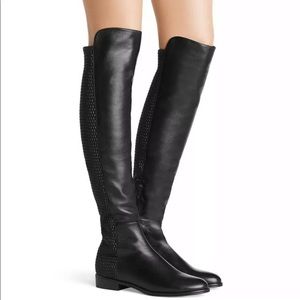 Stuart Weitzman Allgood Leather Over-the-knee Boot